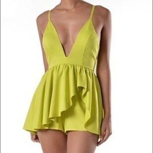 Evenuel lime green Romper L